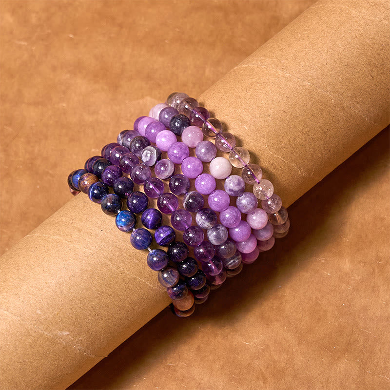 Wear FengShui Keep Calm Purple Series Healing Love Bracelet