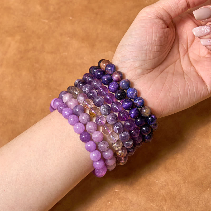 Wear FengShui Keep Calm Purple Series Healing Love Bracelet