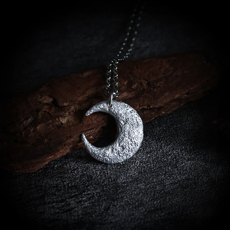 Wear FengShui 999 Sterling Silver Moon Balance Necklace Pendant
