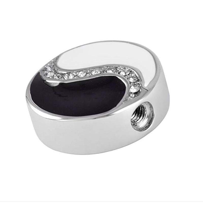 Wear FengShui Yin Yang Titanium Steel Harmony Necklace Pendant