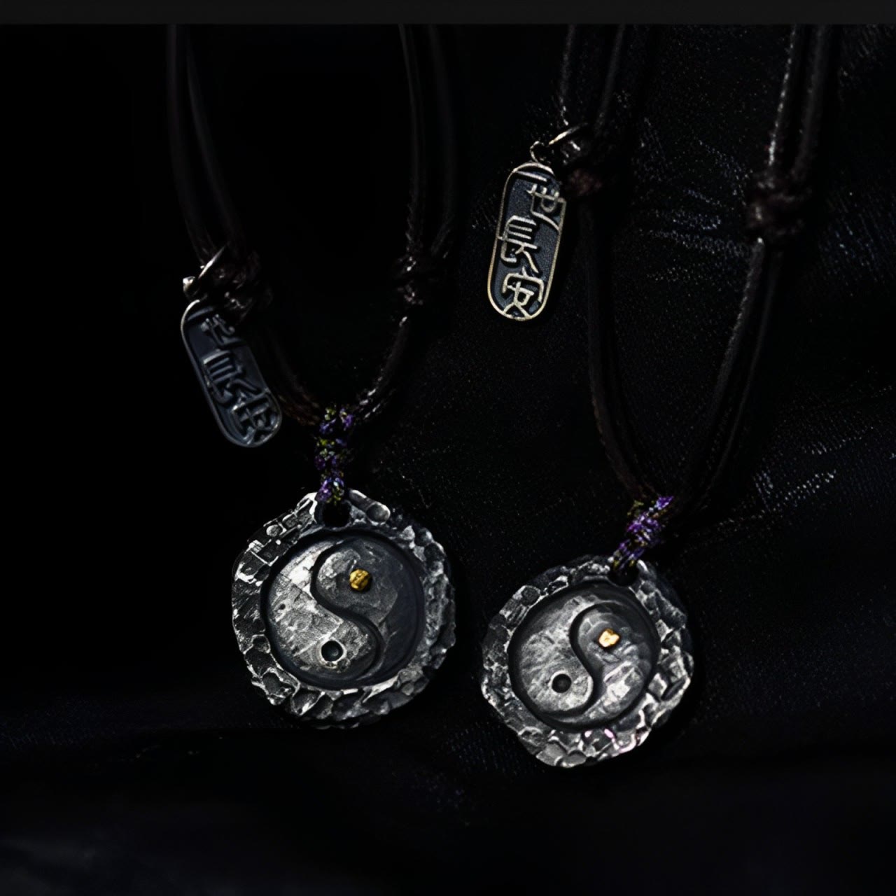 Wear FengShui 999 Sterling Silver Tai Chi Yin Yang Design Harmony Necklace Pendant