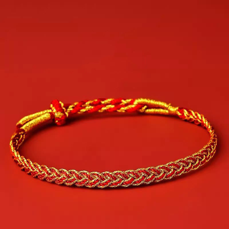 Wear FengShui Red String Yellow String Luck Bracelet