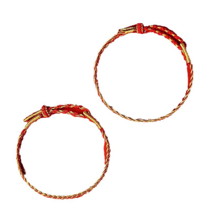 Wear FengShui Red String Yellow String Luck Bracelet