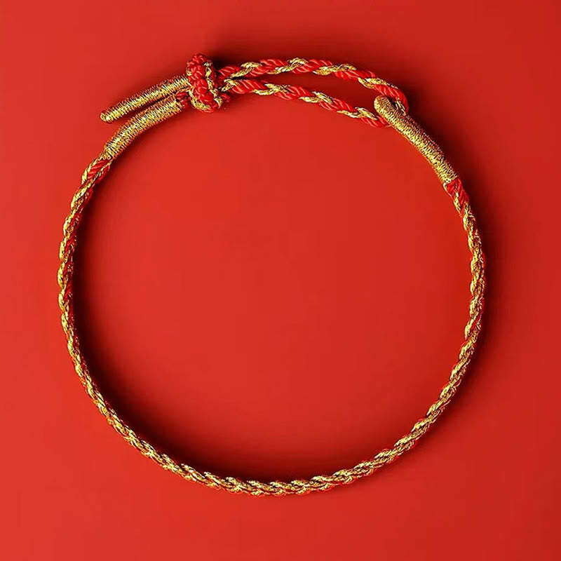 Wear FengShui Red String Yellow String Luck Bracelet