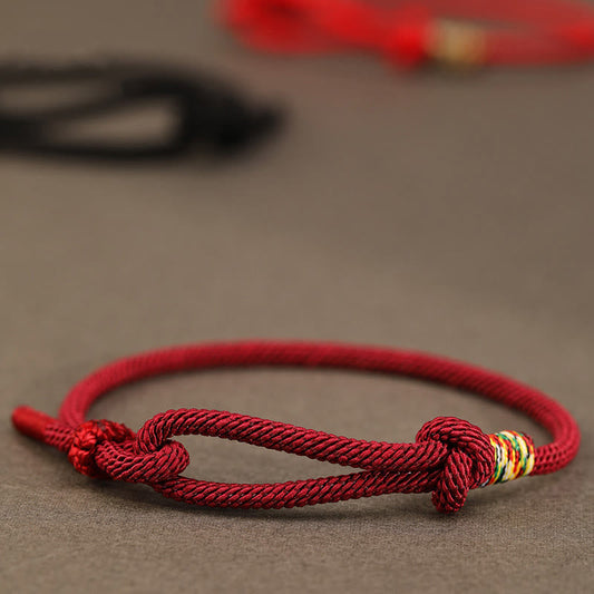 Wear FengShui Red String 925 Sterling Silver 999 Sterling Silver Coin Luck Bracelet