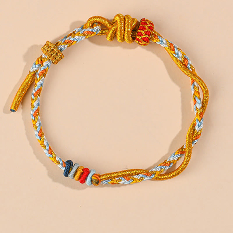 Wear FengShui Colorful String Snake Dragon Year of the Snake Luck Bracelet