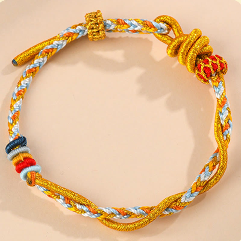 Wear FengShui Colorful String Snake Dragon Year of the Snake Luck Bracelet