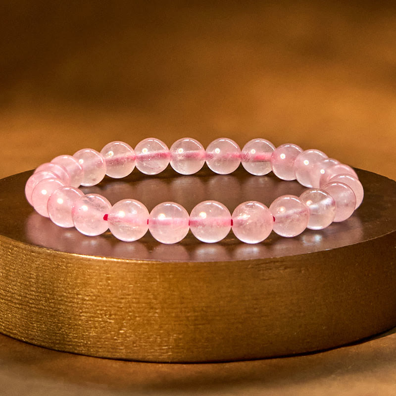 Wear FengShui Rose Quartz Healing Energy Bracelet