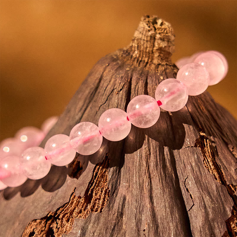 Wear FengShui Rose Quartz Healing Energy Bracelet