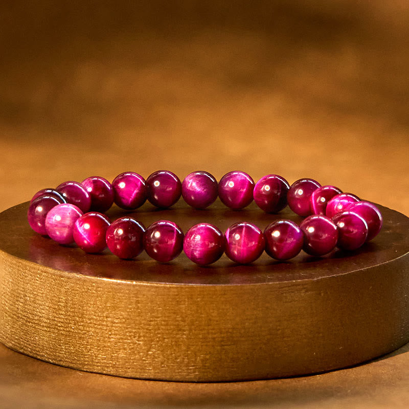 Wear FengShui Red Tiger Eye Calm Bracelet