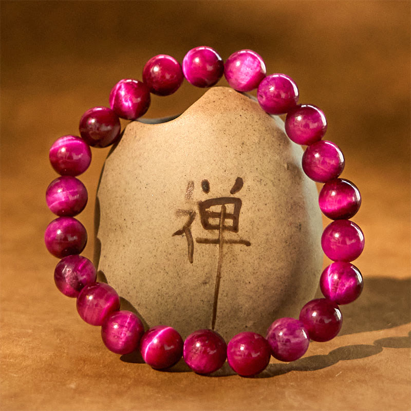 Wear FengShui Red Tiger Eye Calm Bracelet
