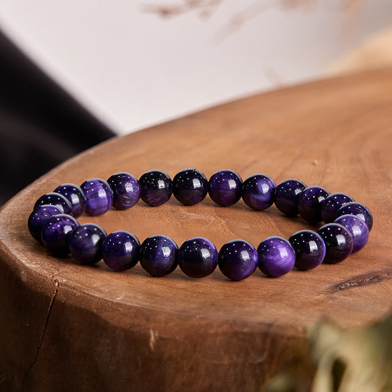 Wear FengShui Purple Tiger Eye Creativity Bracelet
