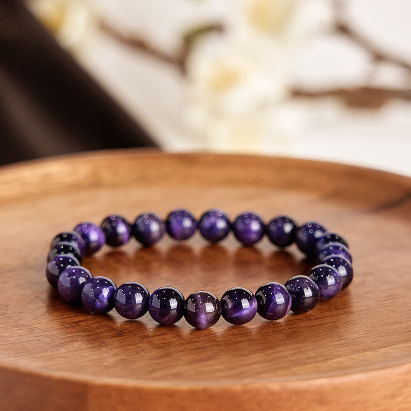 Wear FengShui Purple Tiger Eye Creativity Bracelet