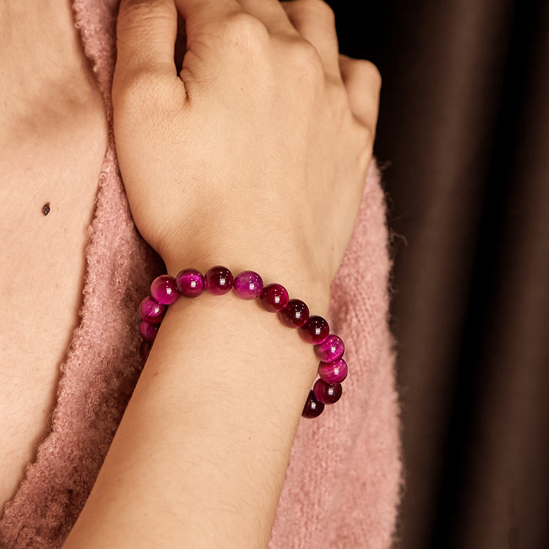 Wear FengShui Red Tiger Eye Calm Bracelet
