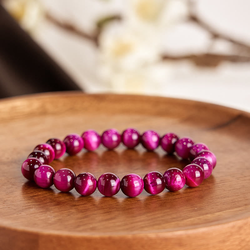 Wear FengShui Red Tiger Eye Calm Bracelet