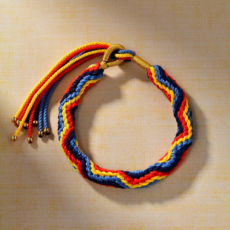 Wear FengShui Tibetan Hand-woven Colored Rope Luck Bracelet