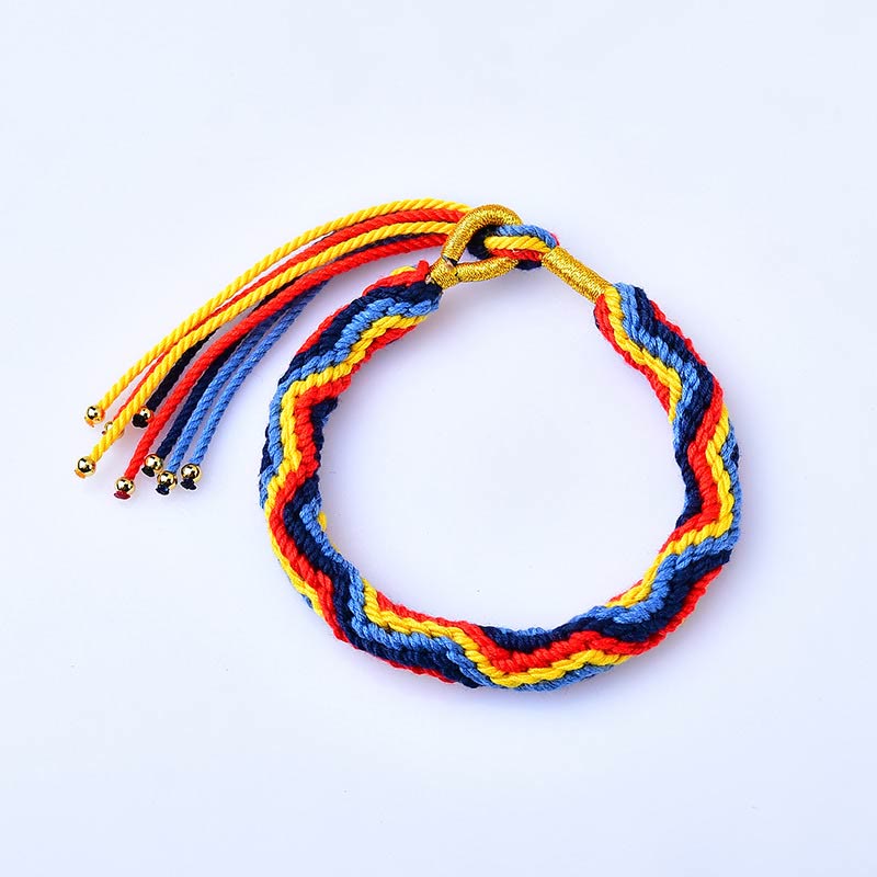 Wear FengShui Tibetan Hand-woven Colored Rope Luck Bracelet