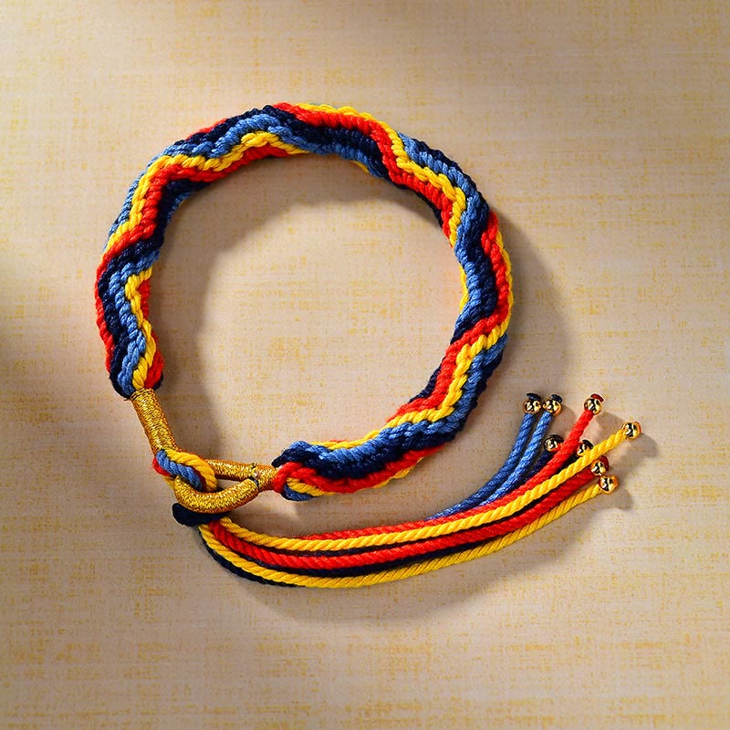 Wear FengShui Tibetan Hand-woven Colored Rope Luck Bracelet