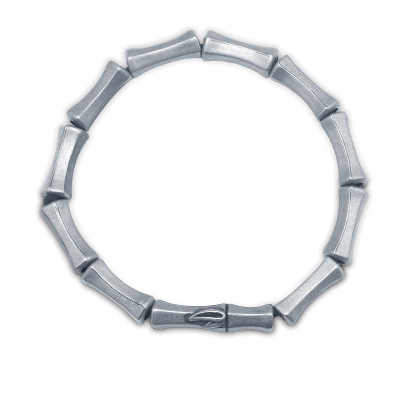 Wear FengShui Bamboo Pattern Alloy Strength Bracelet