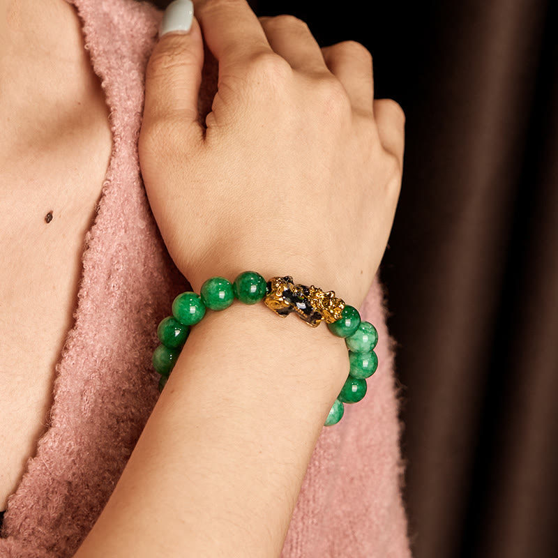Wear FengShui FengShui PiXiu Jade Protection Bracelet