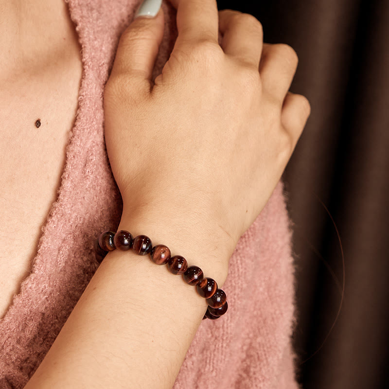 Wear FengShui Natural Tiger Eye Healing Bead Bracelet