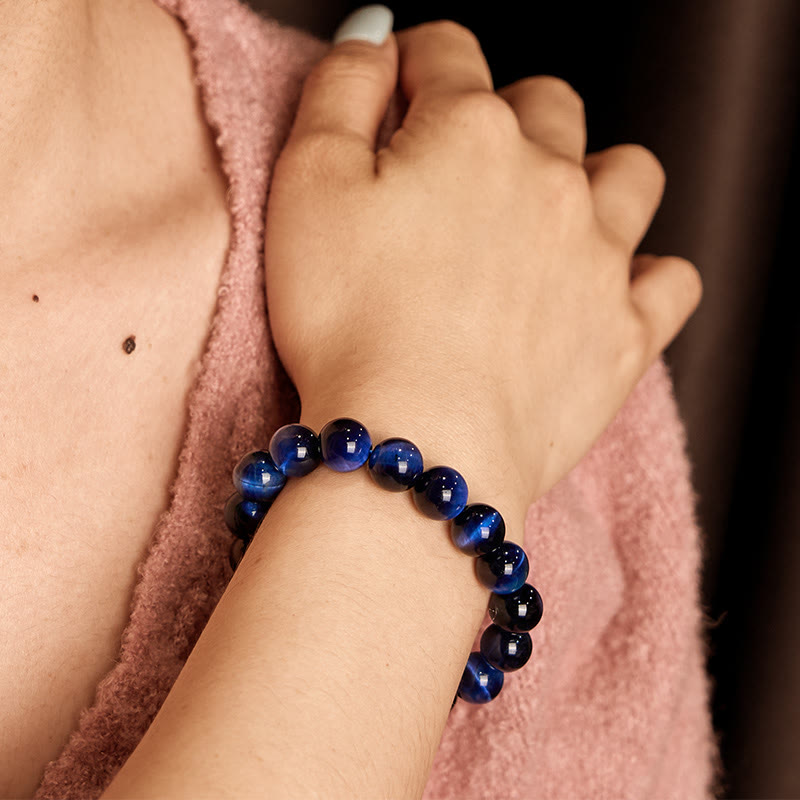 Wear FengShui Blue Tiger Eye Balance Bracelet