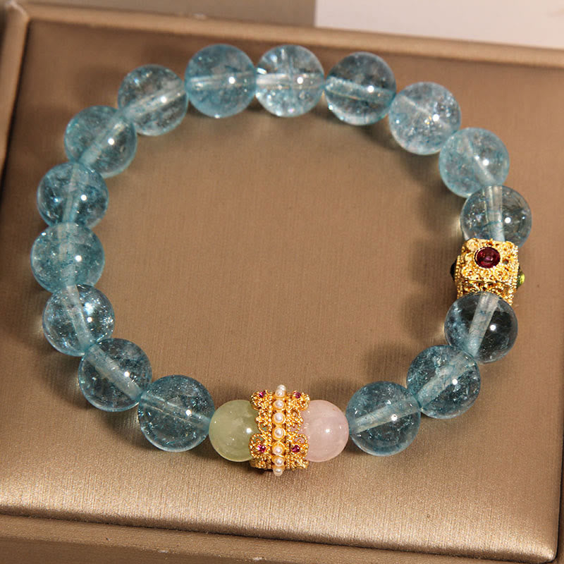 Wear FengShui Natural Kyanite Healing Communication Bracelet