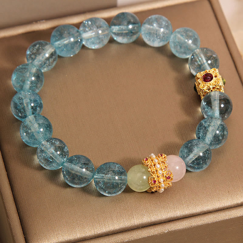 Wear FengShui Natural Kyanite Healing Communication Bracelet