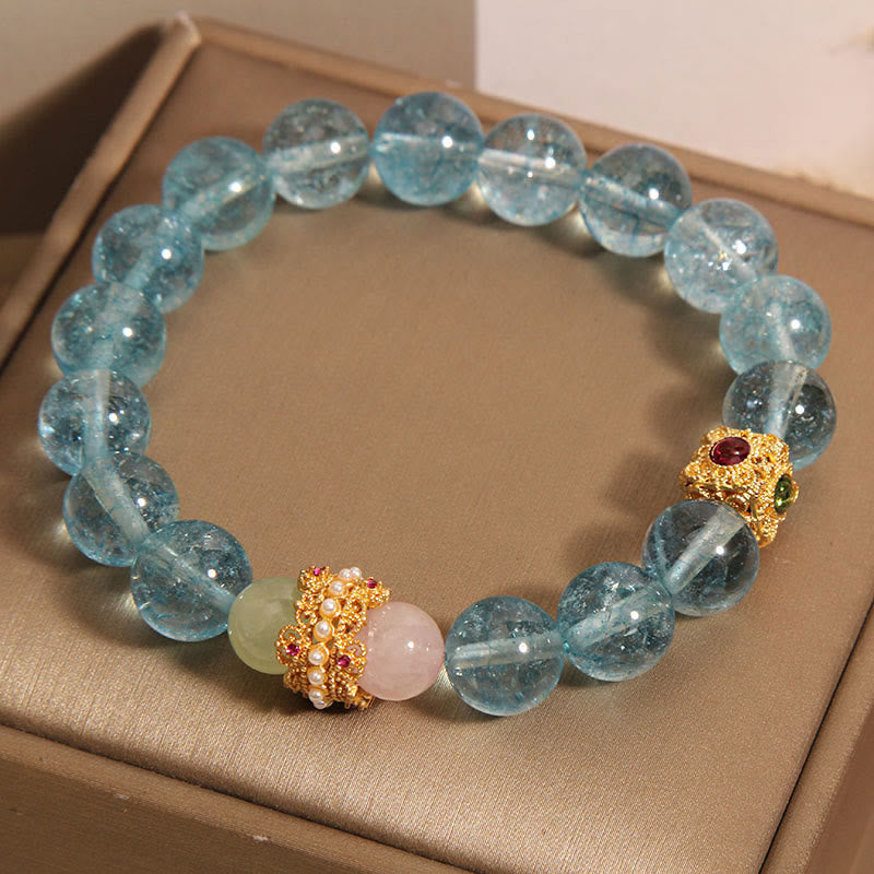 Wear FengShui Natural Kyanite Healing Communication Bracelet