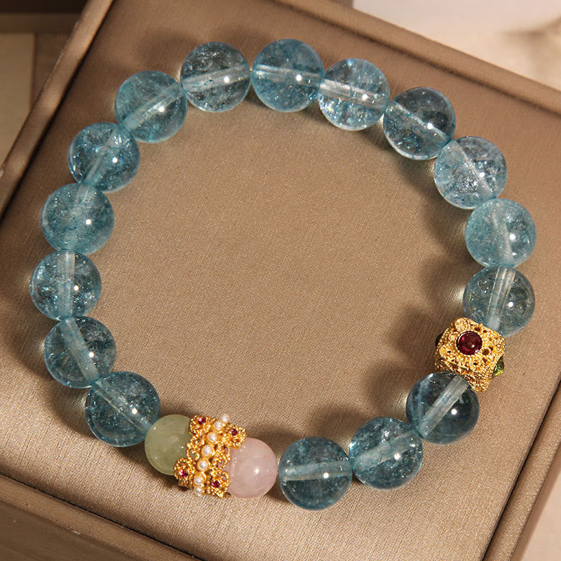 Wear FengShui Natural Kyanite Healing Communication Bracelet