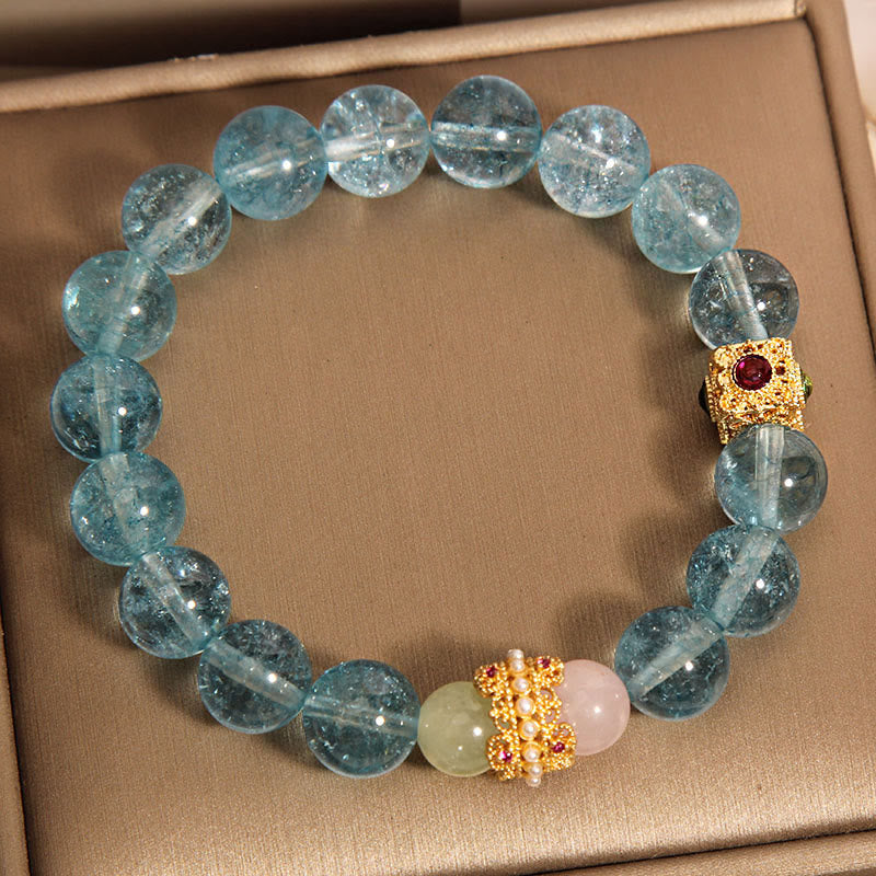 Wear FengShui Natural Kyanite Healing Communication Bracelet