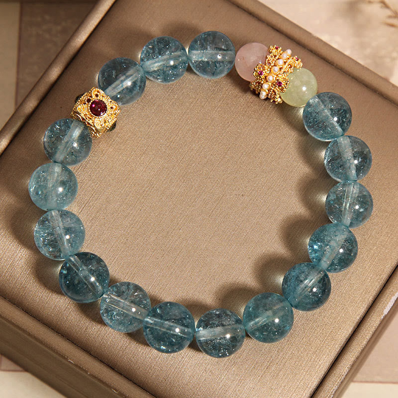 Wear FengShui Natural Kyanite Healing Communication Bracelet