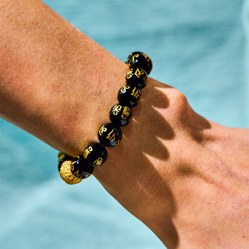 Wear FengShui FengShui PiXiu Obsidian Wealth Bracelet