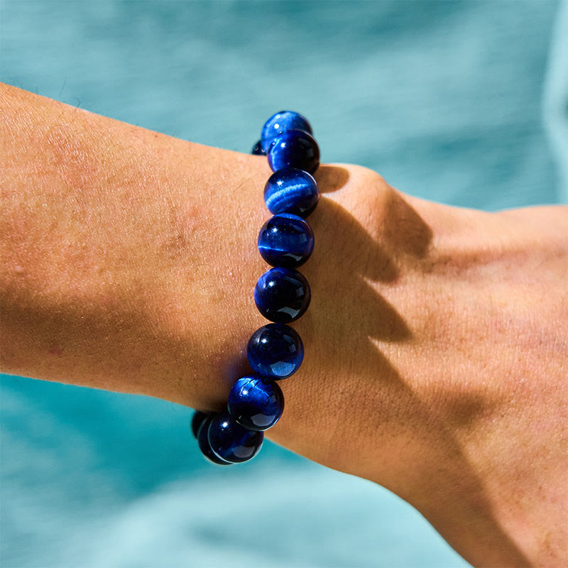 Wear FengShui Blue Tiger Eye Protection Bracelet