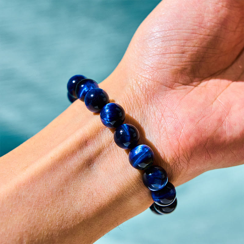 Wear FengShui Blue Tiger Eye Protection Bracelet