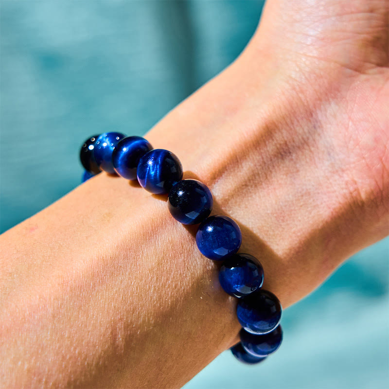 Wear FengShui Blue Tiger Eye Protection Bracelet