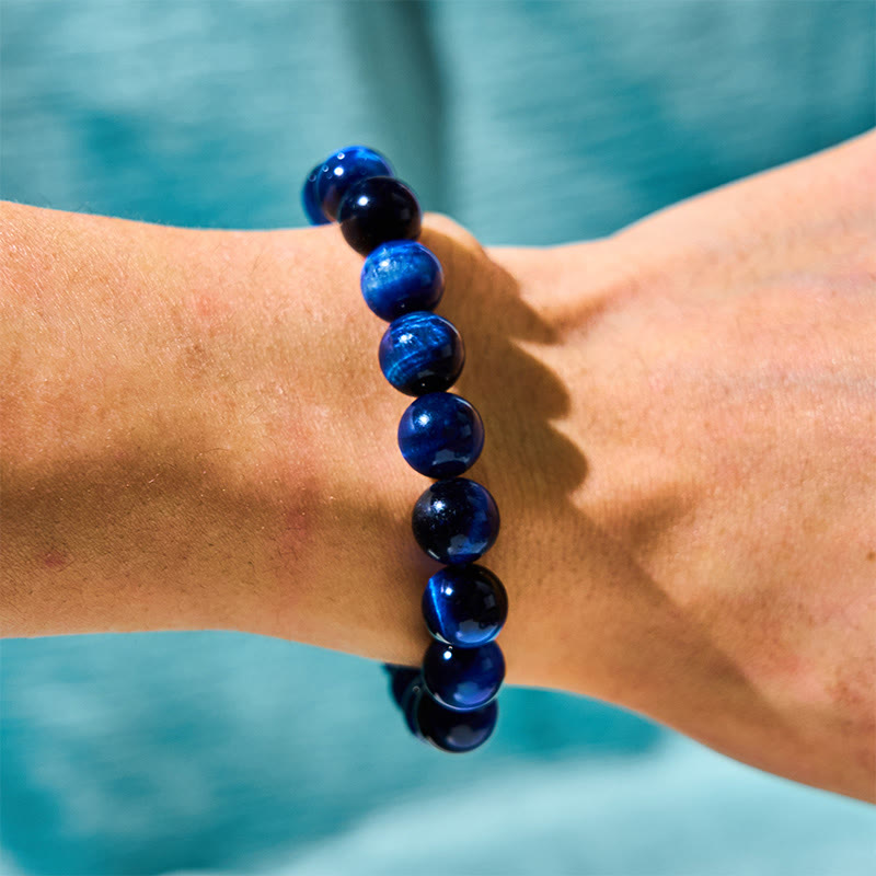 Wear FengShui Blue Tiger Eye Protection Bracelet