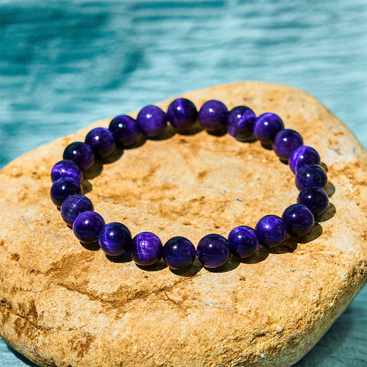 Wear FengShui Purple Tiger Eye Creativity Bracelet