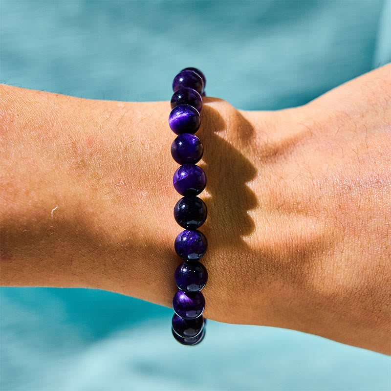 Wear FengShui Purple Tiger Eye Creativity Bracelet