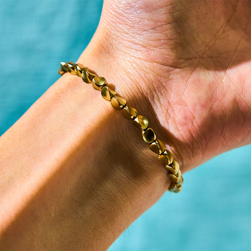 Wear FengShui Tibetan Copper Beads Healing Luck Bracelet
