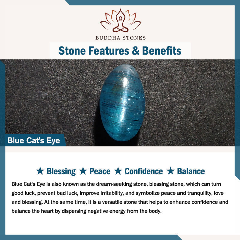 Wear FengShui Cat's Eye Round Ball Confidence Necklace Pendant