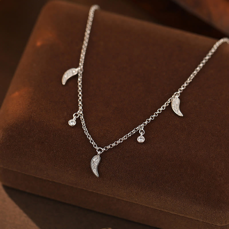 Wear FengShui 925 Sterling Silver Zircon Little Pepper Charm Protection Anklet