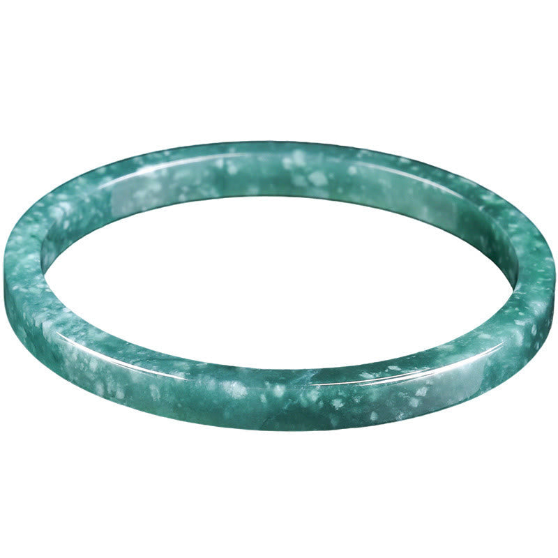Wear FengShui Natural Jade Abundance Thin Bracelet Bangle