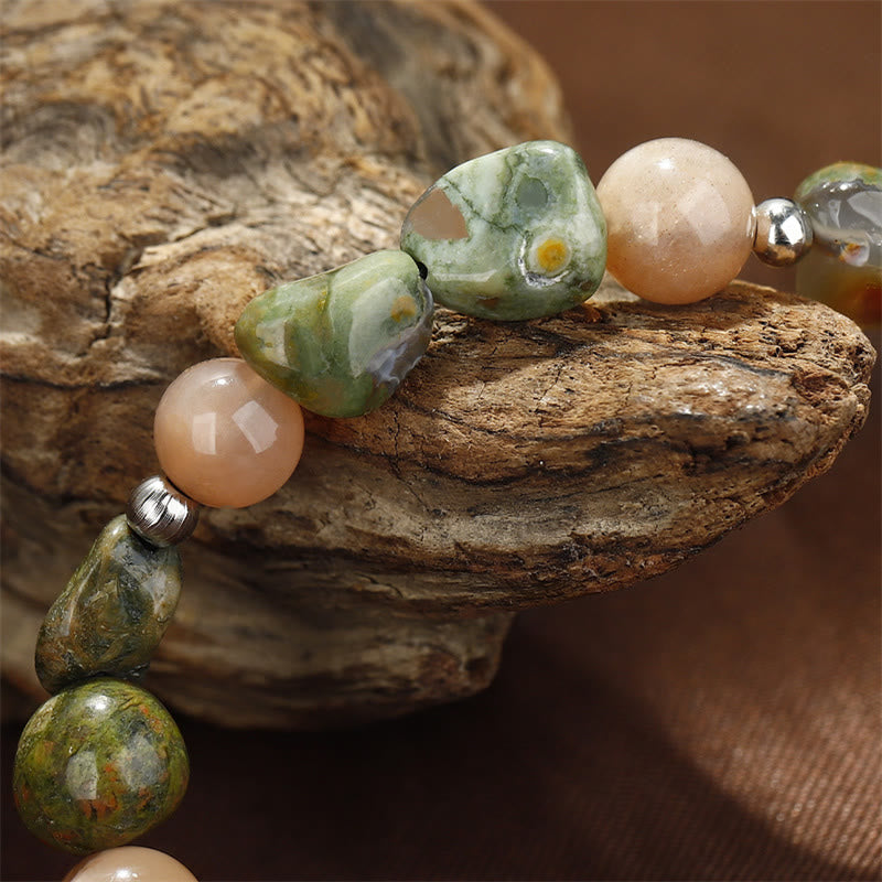 Wear FengShui You Are Amazing Rhyolite Sun Stone Positive Bracelet