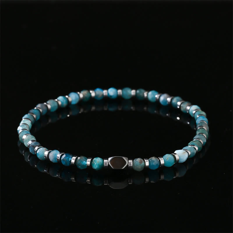 Wear FengShui Apatite Hematite Communication Bracelet