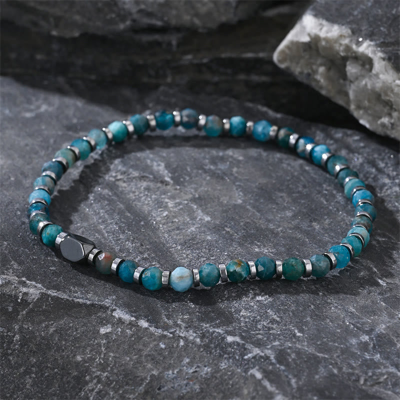 Wear FengShui Apatite Hematite Communication Bracelet