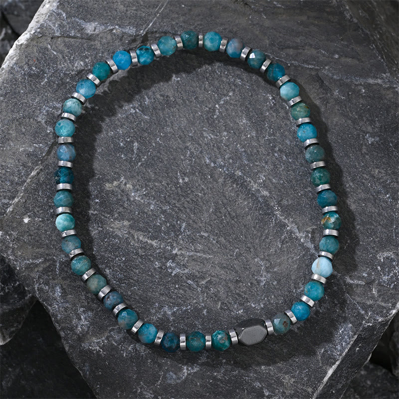 Wear FengShui Apatite Hematite Communication Bracelet