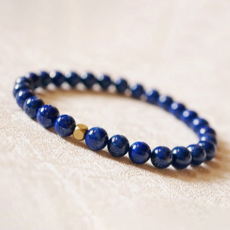 Wear FengShui 4mm Ultra-thin Lazurite Beads Self Care Bracelet