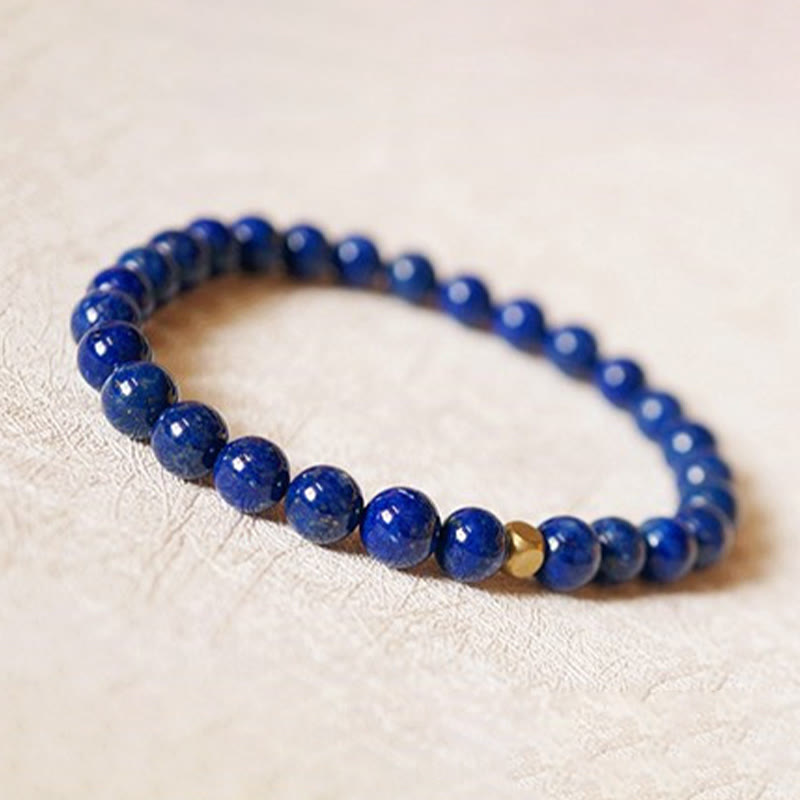 Wear FengShui 4mm Ultra-thin Lazurite Beads Self Care Bracelet