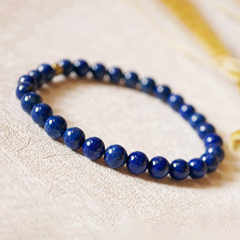 Wear FengShui 4mm Ultra-thin Lazurite Beads Self Care Bracelet